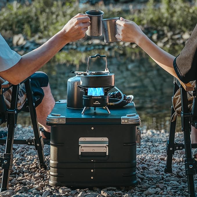BlackStar™ High-Output Triple Burner Gas Stove