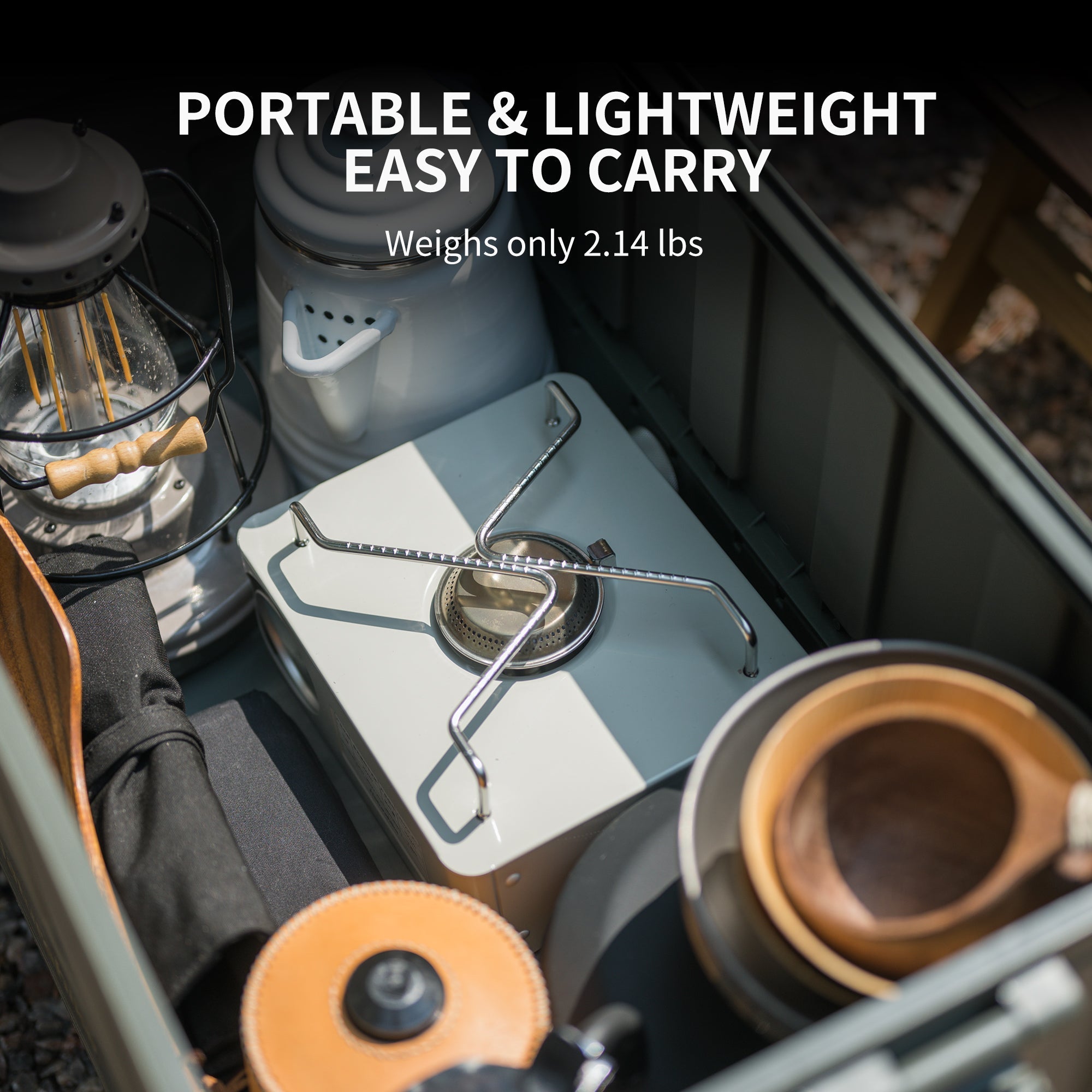 CampMoment™ Mini Portable Butane Stove