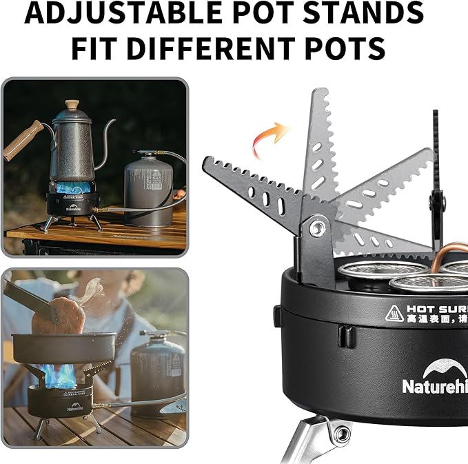 BlackStar™ High-Output Triple Burner Gas Stove