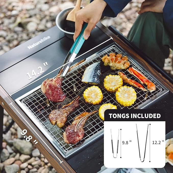 FieldVale™ Stainless Steel Folding BBQ Grill