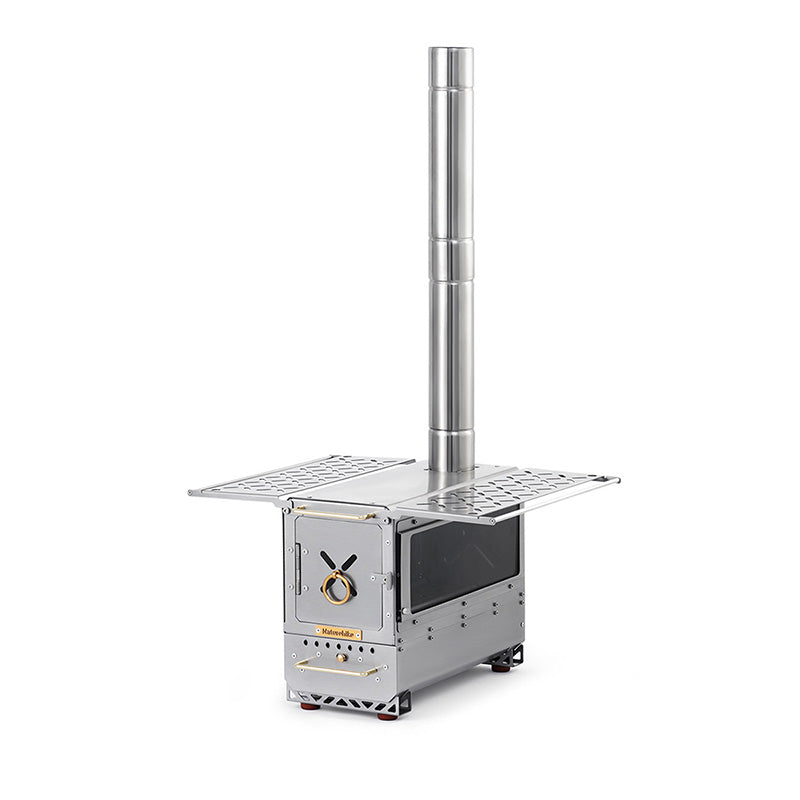 Icefield™ Tabletop Wood-Burning Stove with Chimney