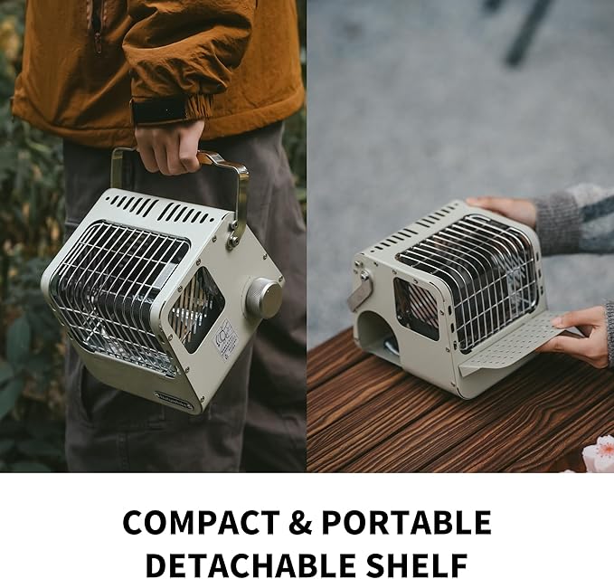 Time™ 3-in-1 Portable Butane Camping Heater