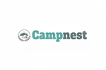 Campnest 冷色调横版 Logo